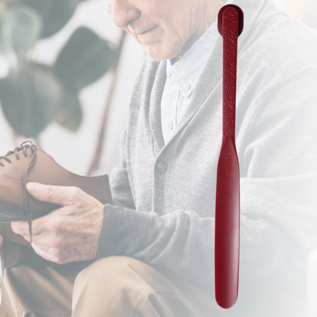 Calzador de succión magnética de plástico extra , para personas mayores para botas, vestidos, , , zapatillas de deporte, fácil , ROJO 70.5c rojo Macarena Calzador largo