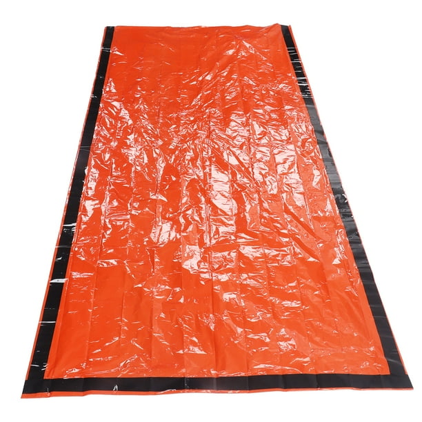 Sac de couchage réutilisable d'urgence Bivouac Enveloppe Sac de couchage Thermique Imperméable Doublure pour Camping