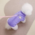 thumbnail image 3 of Pet Apparel Lightweight Summer Tee Vest with Leash Loop for Cats and Dogs Breathable T Shirt Style Shirt Small Size Style, 3 of 7