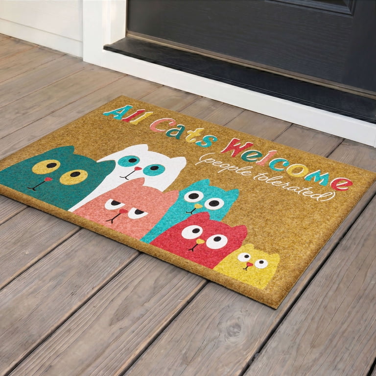 Mohawk Home All Cats Welcome Doormat, 18" x 30" photo 7