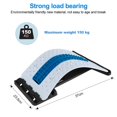 thumbnail image 3 of Adjustable Back Massager   Back Stretcher 4 Level Spine Stretcher  with Silicone Strip & Magnet Points Back Trainer for Relieving Back Pain Sciatica, 3 of 9