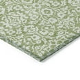 thumbnail image 4 of Addison Rugs Chantille Indoor/Outdoor Traditional Damask Green Washable Rectangle Rug, 1'8" x 2'6", 4 of 6