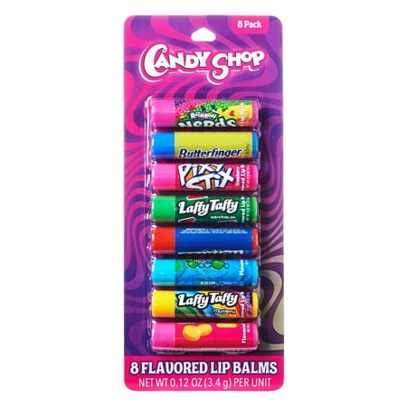 Nestle Candy Shop 8 Piece Flavored Kids Lip Balm Set