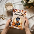 thumbnail image 3 of Happy Thanksgiving Great Dane Welcome Thankful Fall Autumn Pumpkin Spiral Bound Journal Danes Dog Lover Gifts 5x7in Spiral Notebook - 02021, 3 of 5