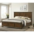 thumbnail image 4 of Traditional 3 Bedroom : Queen Size Bed & Nightstands, Brown Panel Nightstands In Classic Antique Finish, 4 of 6