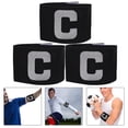 thumbnail image 3 of Miangastore 3pcs Wear-resistant Captain Armbands Convenient Captain Bands Portable Football Bands, 3 of 8