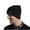 Coffee, variant on Heated Beanie Hat Men Women Rechargeable Battery Heated Electric Knit Cap Striped Knitting Flip Up Plush Hat Black