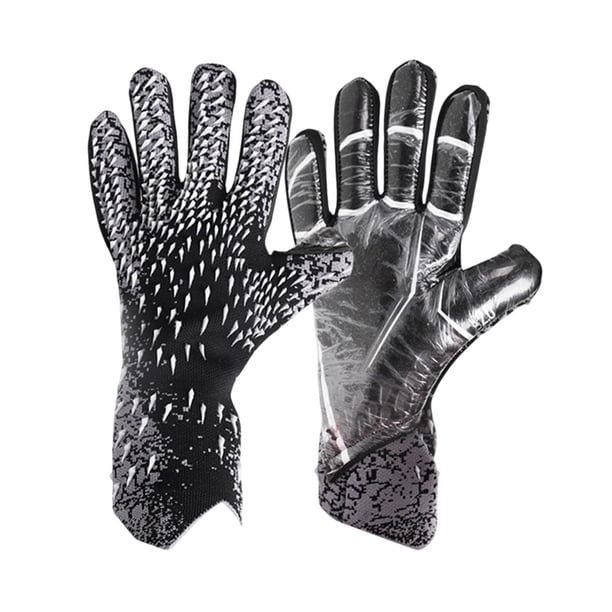 Guantes de la s Guantes de fútbol No Slip Sportswear Guantes de entrenamiento de entrenamiento Guantes de entrenamiento de Guantes para deportes de equipo Tamaño negro 5