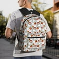 thumbnail image 7 of Fotbe Christmas Santa Claus Lightweight Casual Laptop Backpack for Men and Women, Daily use Waterproof backpack, Backpack for College, 7 of 7