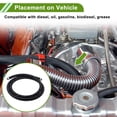 thumbnail image 2 of Manguera de combustible Unique Bargains AN-16 9.02 pies L 22.22mm ID 29.96mm OD manguera de vacío manguera de combustible automotriz 1 pieza, 2 of 7