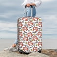thumbnail image 7 of Disketp Happy Foxy Faces Elastic Travel Luggage Cover Travel Suitcase Protective Cover For Trunk Case Apply To 18''-32'' Suitcase Cover-(No luggage included)-X-Large, 7 of 7