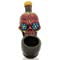 Design Hand Painted Collectible - Handmade Mimi Tobacco Pipe Hand Painted Art Collectible (MINI SUGARSKULLS BURGUNDY)