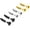 black&silver&gold, variant on Punk Titanium Steel Screw Nail Stud Earrings for Women Men Streetwear Jewelry, Egirl Eboy Rock Party Jewelry