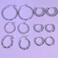 thumbnail image 4 of Hoop Earring for Women,Hypoallergenic Earrings,6 Pairs Earrings Set Gift for Women, 4 of 8