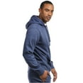 thumbnail image 3 of Men's Lightweight Fleece Pullover Hoodie / Sweatshirt, Navy-Marl 3XL, 1 Pack, 3 of 4