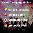 thumbnail image 3 of RGB LED Light Bulb  Color Changing Light Bulb  3W E26 Screw Base RGBW  Flood Light Bulb- 16 Color Choices (4 Pack), 3 of 10