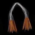 thumbnail image 4 of Miangastore Knitting Needles Set 18 Sizes Carbonized Circular Crochet Needles 80cm Smooth Comfortable To Use, 4 of 6