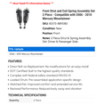 thumbnail image 2 of Front Strut and Coil Spring Assembly Set 2 Piece - Compatible with 2006 - 2010 Mercury Mountaineer 2007 2008 2009, 2 of 2