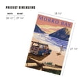 thumbnail image 4 of Lantern Press 1000 Piece Jigsaw Puzzle, Morro Bay, California, Woody on Beach with Surfer, 4 of 5