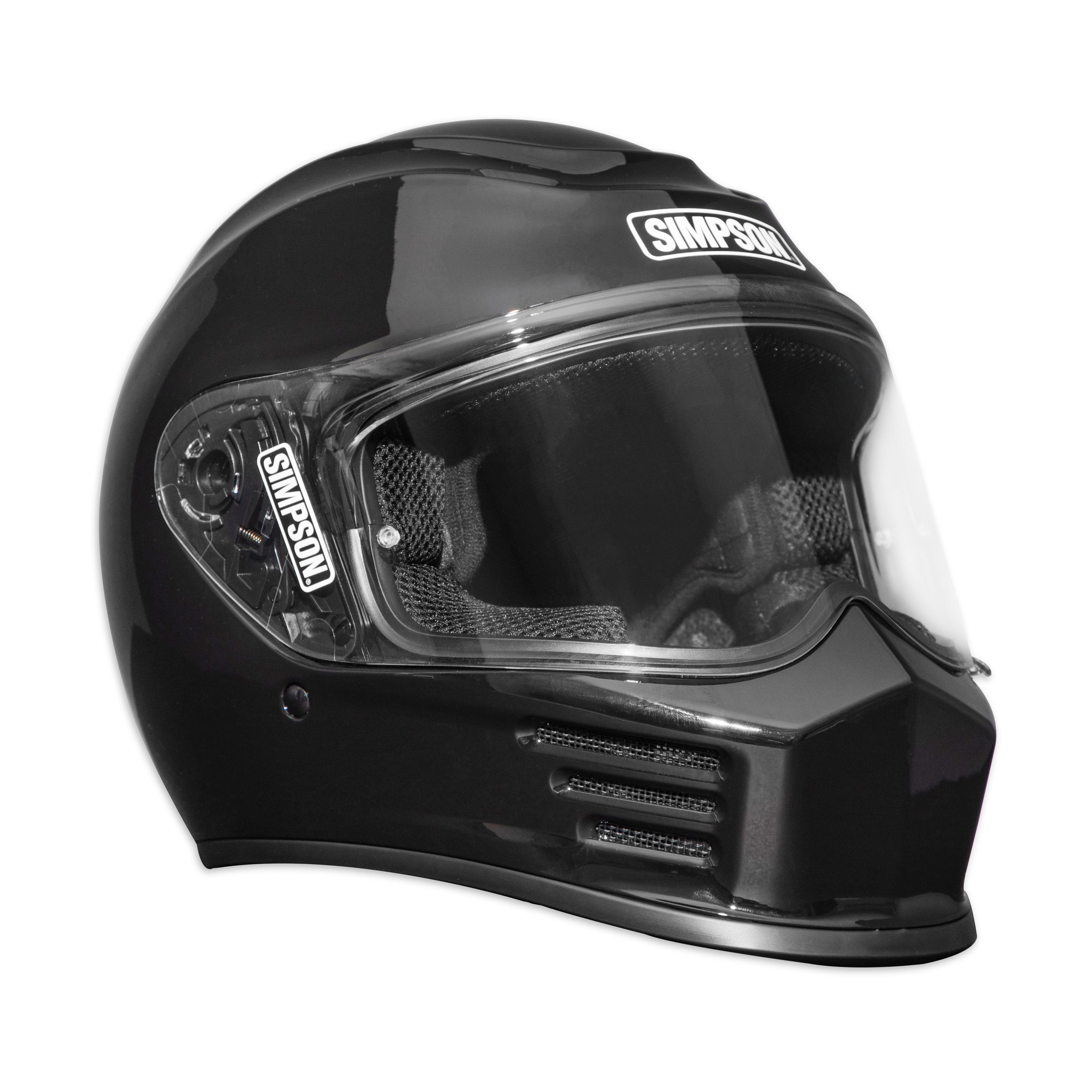 Simpson SPBXL2 Speed Bandit Motorcycle Helmet Adult XL Black