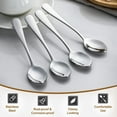 thumbnail image 3 of 6 Pack Demitasse Espresso Spoons, 4.7 Inches Stainless Steel Mini Coffee Spoons, 3 of 6