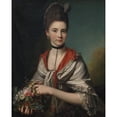 thumbnail image 3 of Jens Juel 12x14 Black Modern Framed Museum Art Print Titled - Portrait of Anna Elisabeth Battier, Nee Storp (1771), 3 of 5
