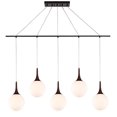 thumbnail image 2 of Woodbridge Lighting 19229WNZLE-C00811 Linear Pendant, Opal - LED, Walnut/Bronze, 2 of 4