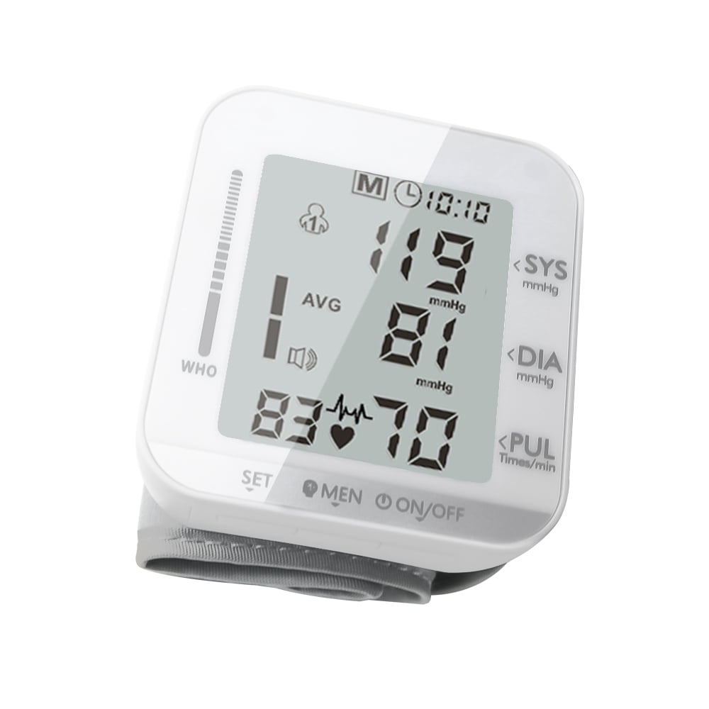 Genkent Digital Wrist Blood Pressure Monitor (Detects Heart Rate & Pulse)