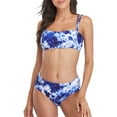 thumbnail image 1 of Ensemble Bikini Deux Pièces Léopard pour Femmes Maillots de Bain Bandeau, 1 of 7