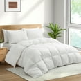 thumbnail image 2 of Peace Nest All Season White Down and Feather Fiber Comforter with 300 TC Cotton Fabric, King Size, 2 of 5