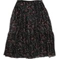 thumbnail image 1 of Ralph Lauren Mujer Pauldina Tiered Falda, Negro, 12 Ralph Lauren escalonado, 1 of 1