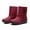 Red, variant on comerut Women Winter Anti Skid Plush Warm Mid Calf Snow Boots Outdoor Walking Shoes
