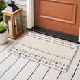 thumbnail image 4 of Vintage Botanical Entryway Rug 2'x3'&nbsp; Non Slip Front Door Mats, Herb on Beige Leaves Retro Country Entrance Rugs Indoor Outdoor Carpet, Washable Floor Mats Small Area Rug for Bedroom Kitchen, 4 of 8