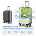 thumbnail image 4 of Pofeuu Frog Amanita Mushroom Print Luggage Suitcase Cover Protector Luggage Washable Covers Aesthetic for 18/24/28/32 inch Luggage（No luggage included）-X-Large, 4 of 7