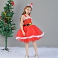 thumbnail image 5 of Mercatoo Girls Christmas Santa Tutu Dresses Dresses, 5 of 9