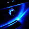 thumbnail image 1 of Set of 4 car USB LED ambient lights, plug-and-play USB car decorative light kit, portable mini night light, car interior accessories, suitable for most car models.,Blue, 1 of 6
