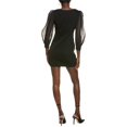 thumbnail image 2 of Endless Rose womens  Organza Blouson Mini Dress, s, Black, 2 of 3
