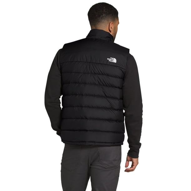 Black north face body warmer mens online