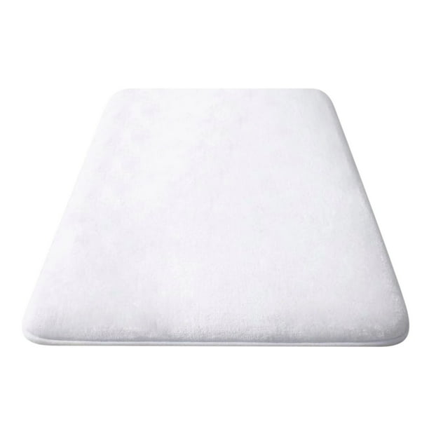 Alfombra de terciopelo de color liso, absorbente, para baño, sala de estar, entrada, antideslizante, de secado rápido, alfombra suave y lavable para baño, dormitorio y cocina.