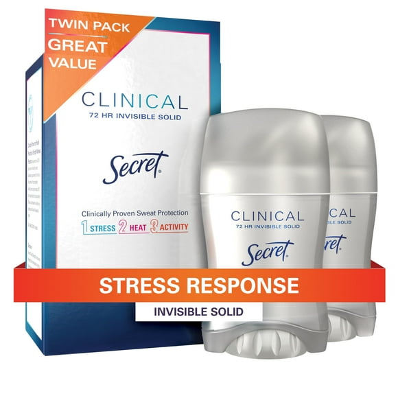 Antitranspirante Secret Clinical Strength para mujer, 50 ml, paquete de 2