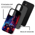 thumbnail image 4 of Punmada Compatible with iPhone 11 Glossy Case For Girl Boy Full Body Protective Hard Shell Esthetics Pattern Night City Cars, 4 of 7
