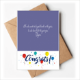 thumbnail image 1 of Qoutes Famous People Healing Good To Knock Wedding Cards Congratulations Greeting Envelopes, 1 of 3