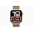 thumbnail image 2 of Restored Apple Watch Series 10 GPS + Cellular 42mm Rose Gold Aluminium Case with Gold Milanese Loop (Refurbished), 2 of 5