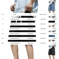thumbnail image 4 of Migroa Men's Denim Shorts Baggy Jean Shorts Elastic Drawstring Waist Baggy Jorts Streetwear Summer Casual Loose Fit Wide Straight Leg Jorts Grey M, 4 of 8