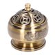 thumbnail image 2 of Quemadores De Incienso De Aleación De Zinc, Color Duradero, Mano De Obra Exquisita, Quemadores De Incienso, Clásico, Delicado Para Sala De Yoga Para Sala De Meditación Para ANGGREK Metal Incense Burners, 2 of 8