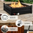 Costway Portable Tabletop Fire Bowl 40,000 BTU Propane Firepit fit