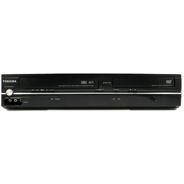 Toshiba Sd V398 New Dvd Player Video Cassette Recorder Original Manual Av Coaxial And Remote Walmart Com Walmart Com