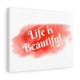 thumbnail image 5 of Inspirational Wall Art Life Is Beautiful Red Wall Art Motivational Motto Inspiring Prints Artwork Decor Ready to Hang Unframed, 5 of 12