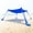 Royal Blue, variant on Beach Canopy Beach Tent UPF50+ 11x11 FT Easy to Setup Extra Windproof Rope Sun Shelter Beach Shade Canopy with 4 Stability Poles Outdoor Shade for Beach Camping Family