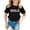 Black, variant on Teen Girl Back To School Clothes Retro Quick-Drying O-Neck 1/4 Sleeve 1st 2st 3st Grade Hello Summer First Grade Back To School T-Shirt